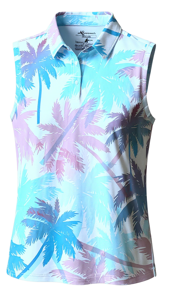 Island Breeze Palms Ladies Sleeveless Polo